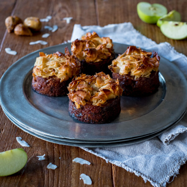 Vijgencakejes met zoute karamel & kokos
